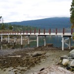 Hamber Island Estate Bridge, a residential and bridge architecture design project designed by Karl Gustavson Architect based in West Vancouver, Canada.